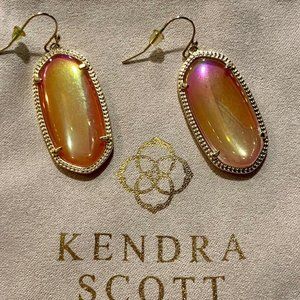 Kendra Scott Elle Earring | Iridescent Orange Earrings